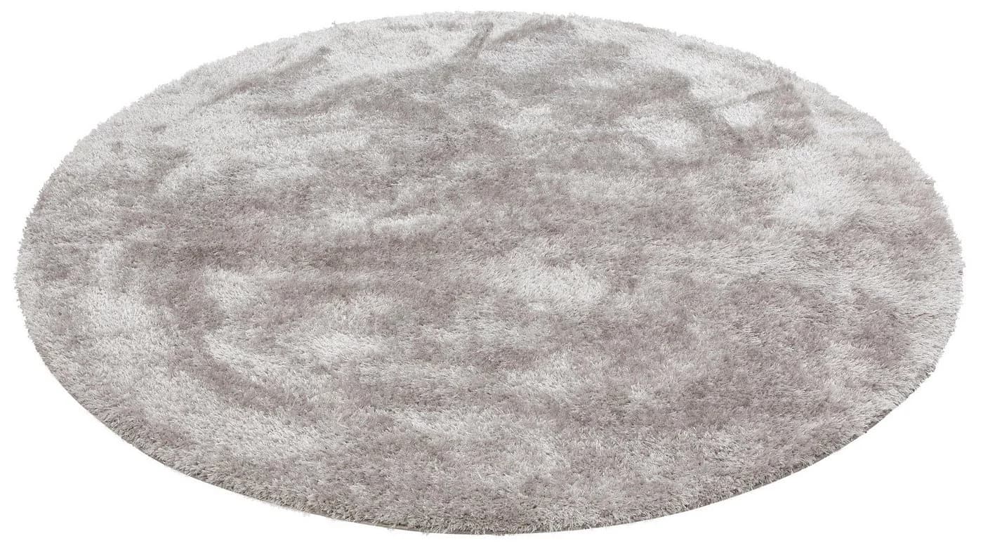 MY HOME Hochflor-Teppich Malin Grau Rund 140cm - Bild 3