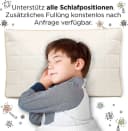 Vitapur Schlafkissen 40x60 Gesund Babykissen für alle Schlafpositionen Bild 5