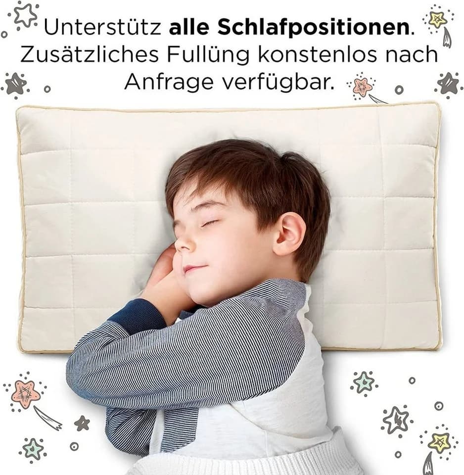 Vitapur Schlafkissen 40x60 Gesund Babykissen für alle Schlafpositionen - Bild 5