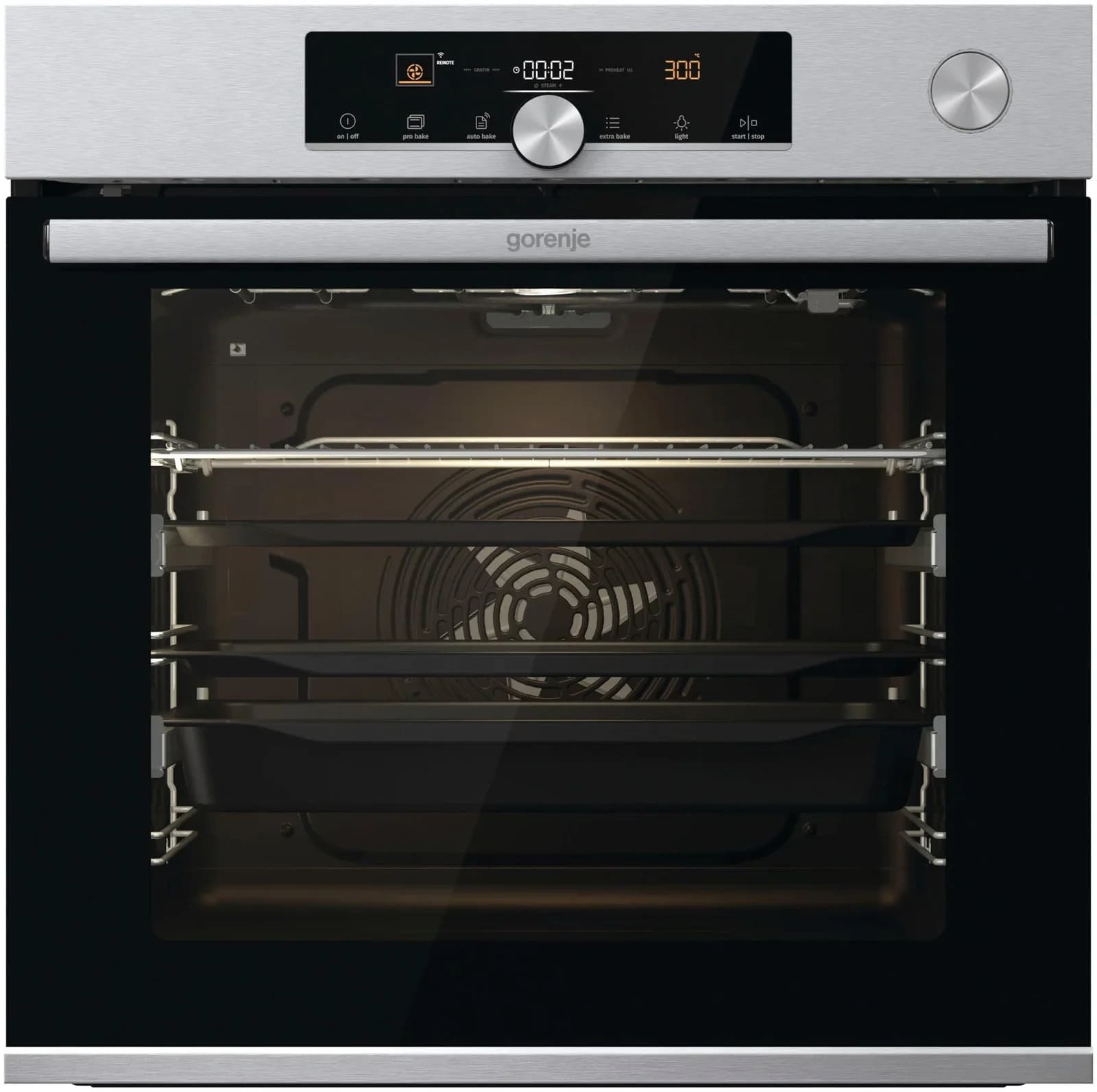GORENJE Backofen BPSA 6747 Silber Pyrolyse AirFry