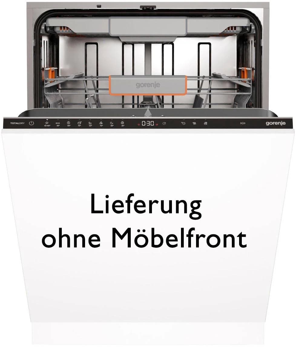 GORENJE Geschirrspüler GV663B65XXL vollintegrierbar Silber XXL Volumen