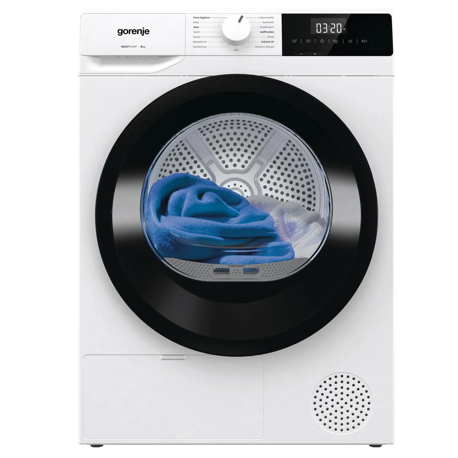 GORENJE Wärmepumpentrockner WaveDHNE82 Weiß 8 kg