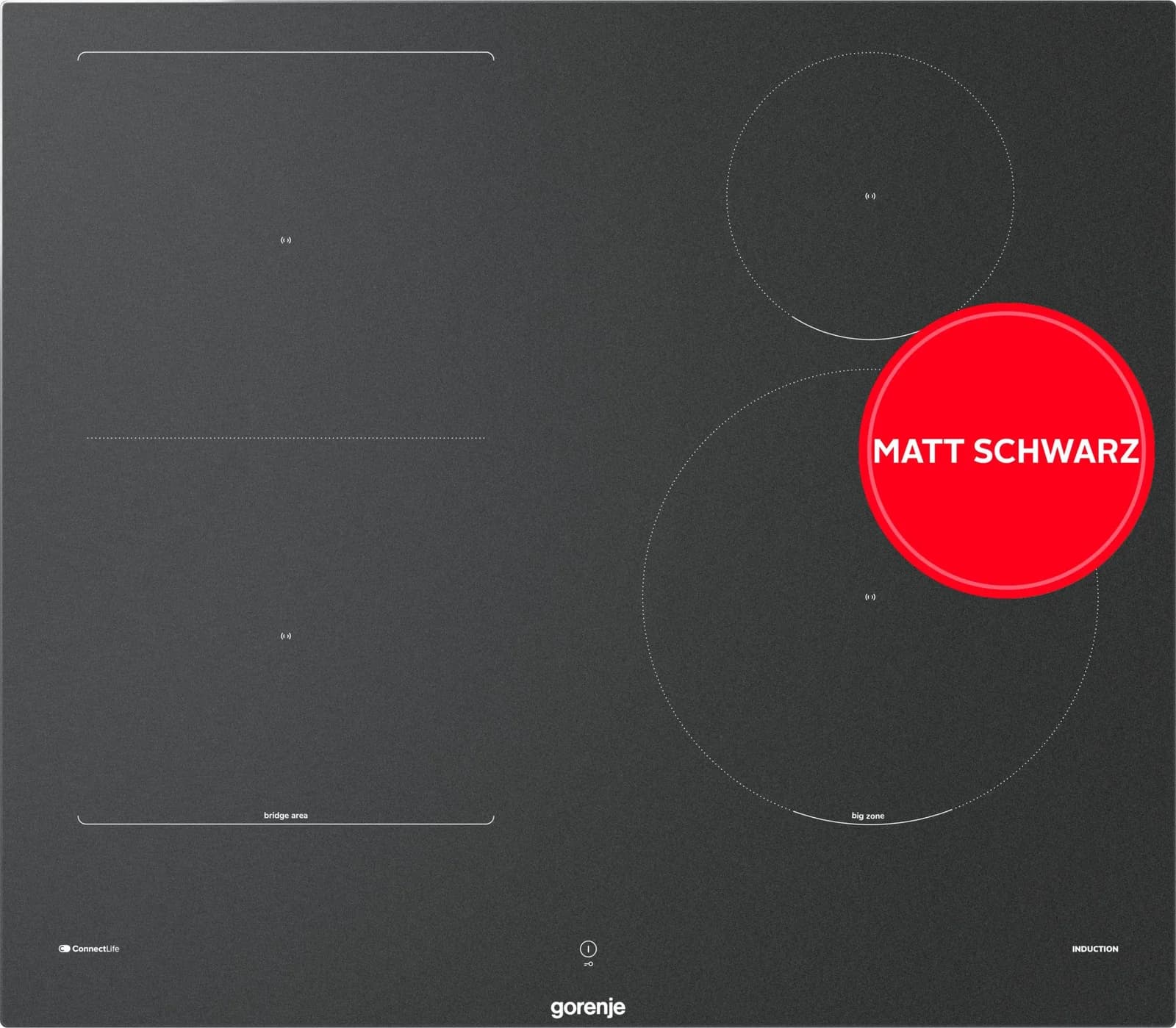 GORENJE Flex-Induktions-Kochfeld GI6433SRWF Schwarz