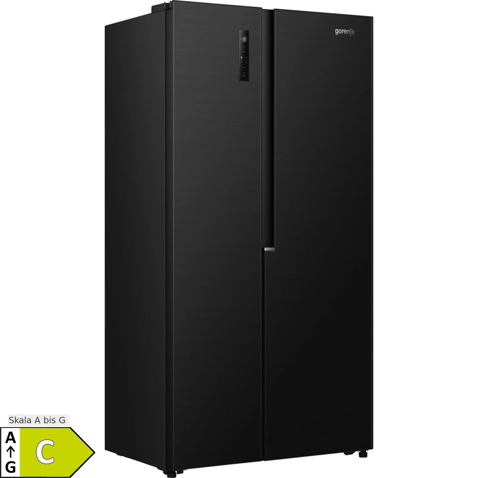 GORENJE Side-by-Side Kühlschrank 544L Schwarz Inox