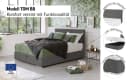 COTTA Boxbett Tom mit Bettkasten, Topper und Zierkissen Grau Bild 3