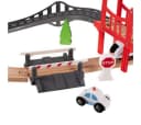 KRUZZEL Spielzeugeisenbahn-Set 37-tlg. Holzbahn mit Zug und Zubehör Bild 1