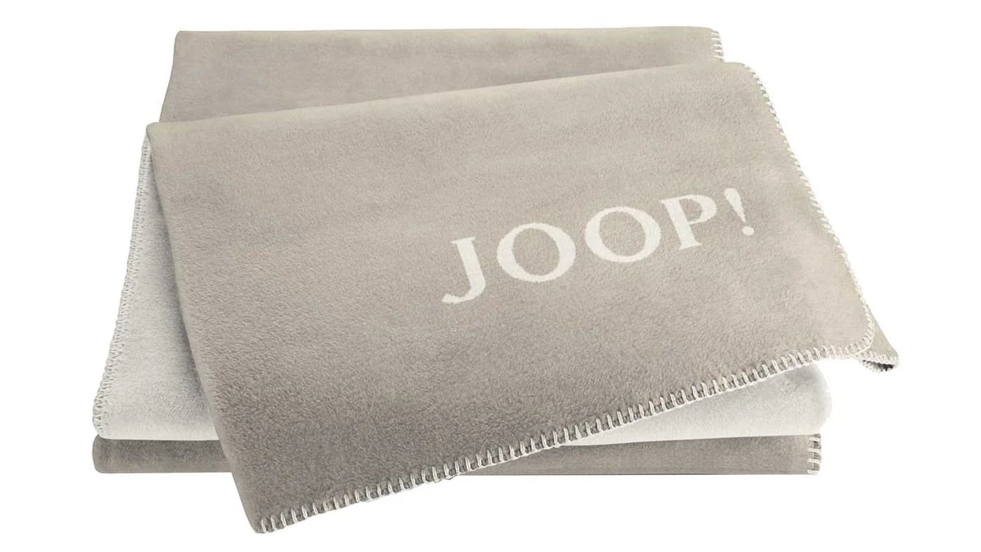 JOOP! Wohndecke Beige Wendedecke 150x200cm Baumwolle