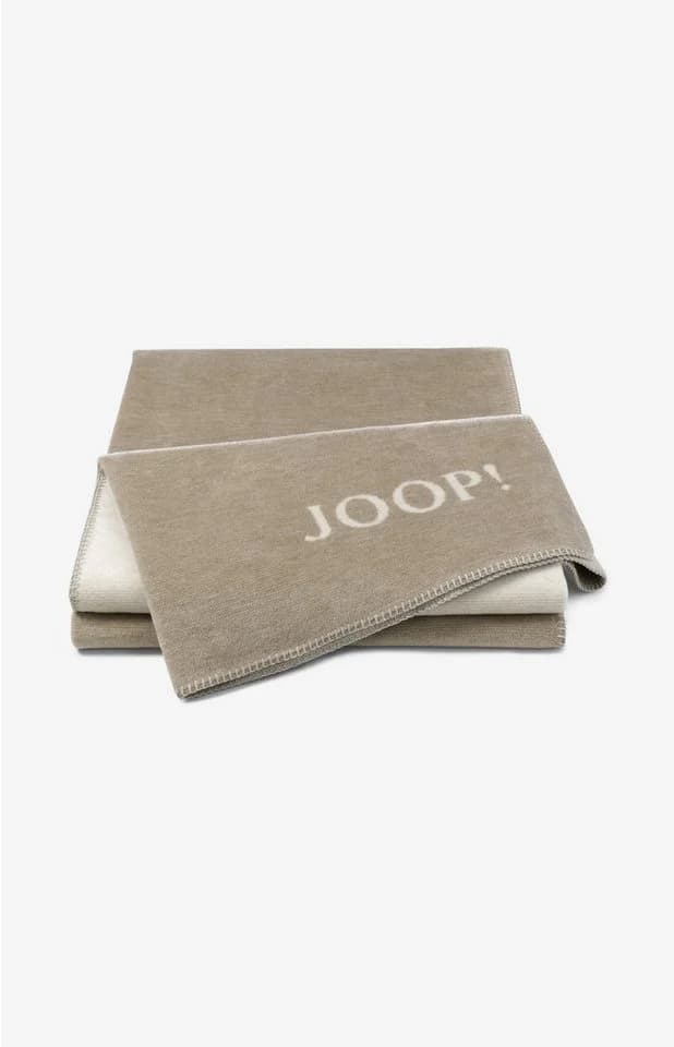 JOOP! Wohndecke Beige Wendedecke 150x200cm Baumwolle - Bild 2