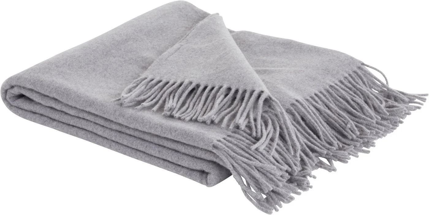 Plaid Mila Silber Schurwolle Guido Maria Kretschmer Home & Living - Bild 4