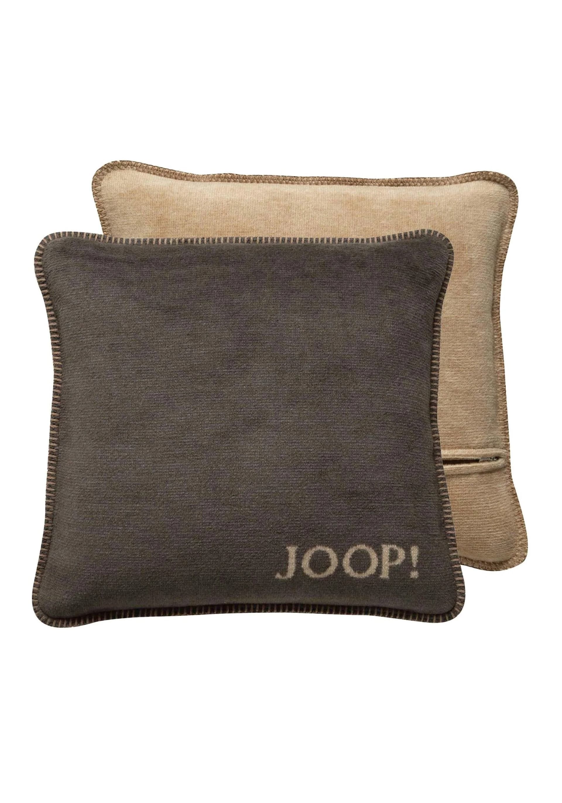 JOOP! Dekokissenhülle MDF Doubleface Braun 50x50 cm - Bild 4