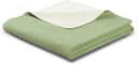 BIEDERLACK Wohndecke Doubleface Mint Ecru Baumwollmischgewebe Bild 2