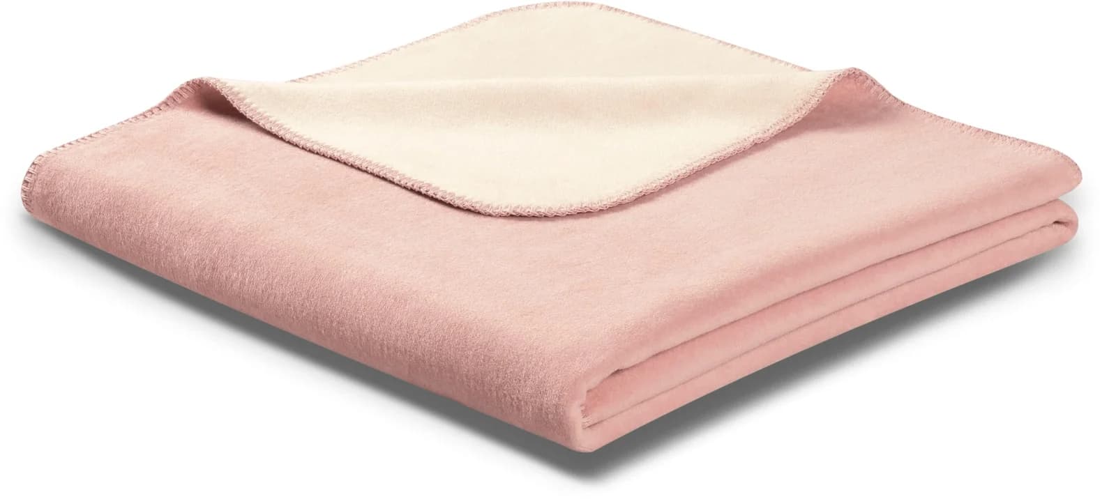 BIEDERLACK Doubleface Wohndecke Rosa Lotus Pergament - Bild 4