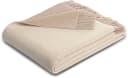 BIEDERLACK Plaid Britta Beige 100% Wolle Kariert Bild 3