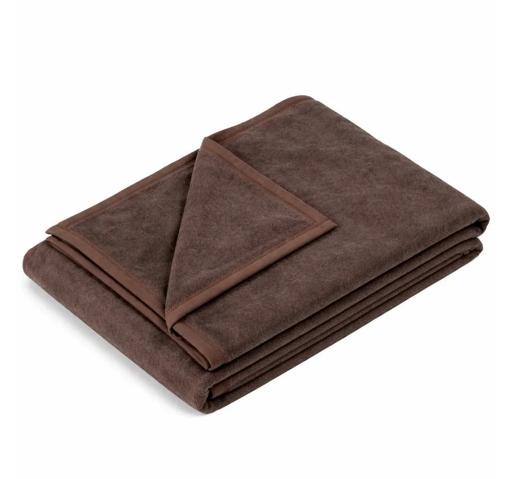 Wohndecke Cotton Home Biederlack Uni Design Kuscheldecke Beige - Bild 2