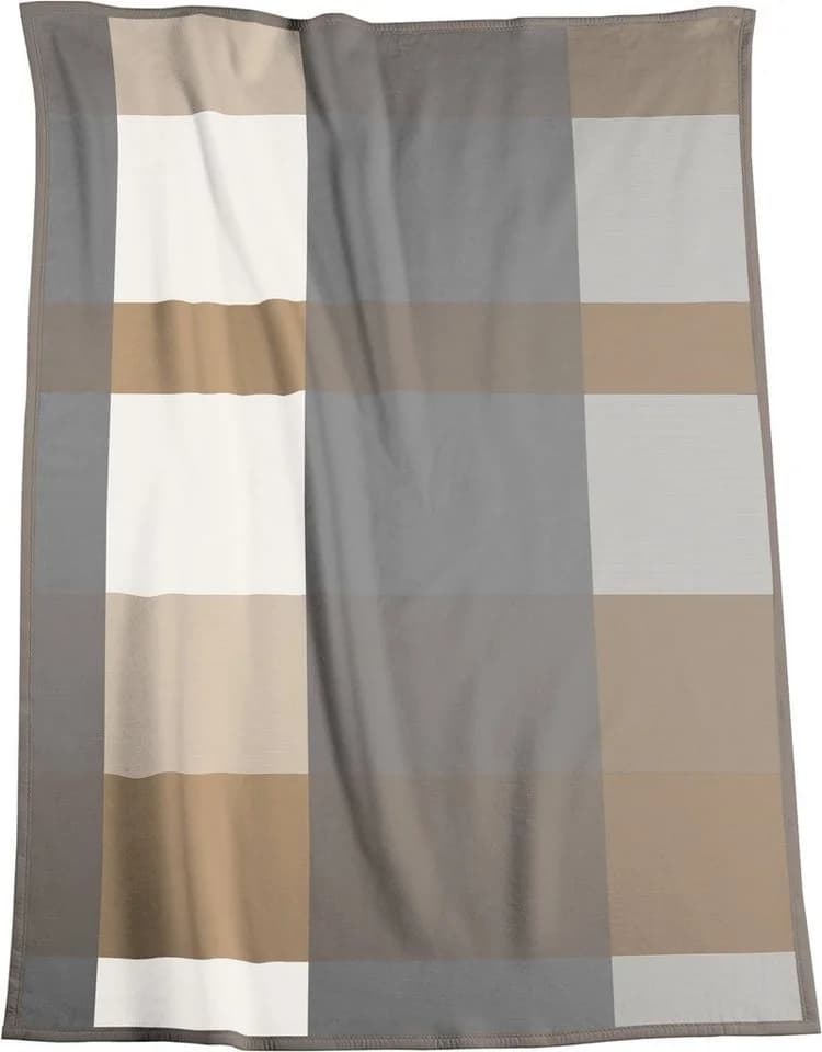 Biederlack Cotton Home Wohndecke Karo-Motiv Zeitlos - Bild 3