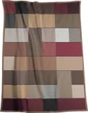 Biederlack Wohndecke Cotton Home Karo-Motiv Braun Bild 3
