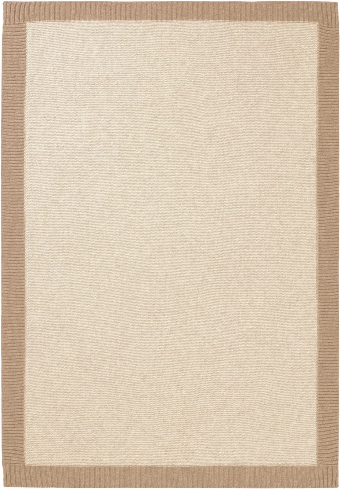 Biederlack Babydecke Wool Knit Beige 75x100 cm Wolle