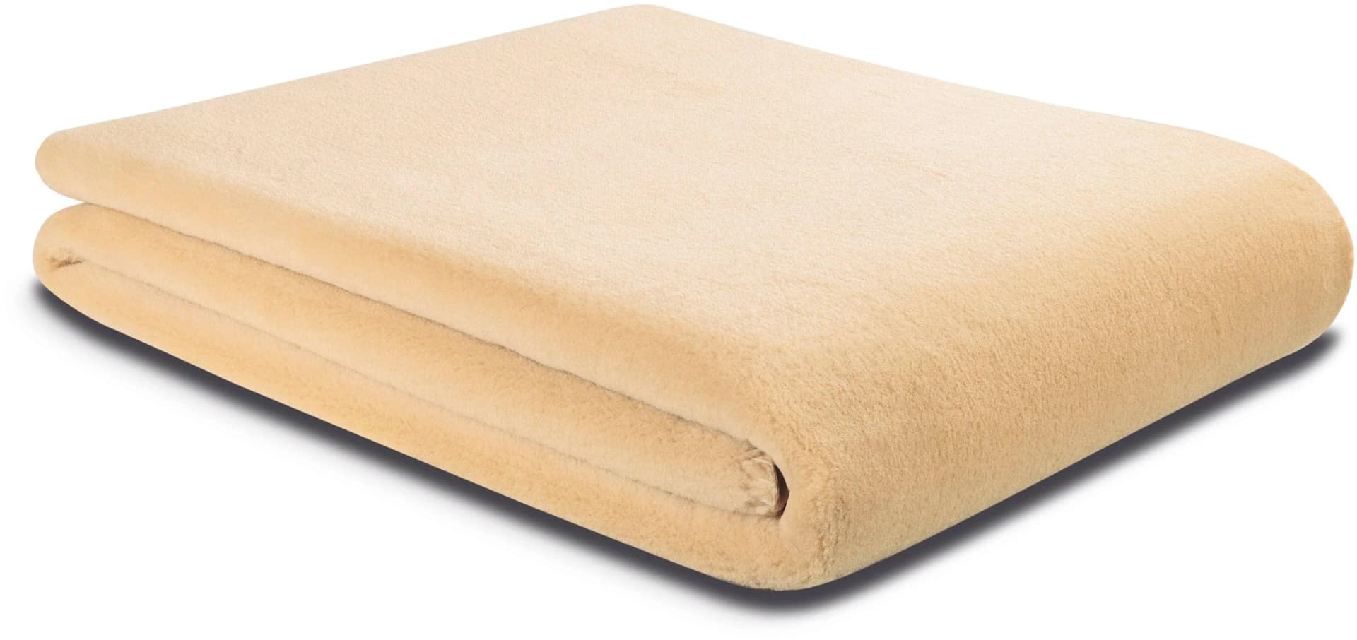 Wohndecke BIEDERLACK Wool Feel im Pelz-Look Beige