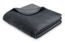 Biederlack Deluxe Wohndecke Uni-Farben Anthrazit Polyester Bild 2