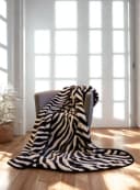 Biederlack Wohndecke Deluxe Zebramuster 150x220 cm Bild 1
