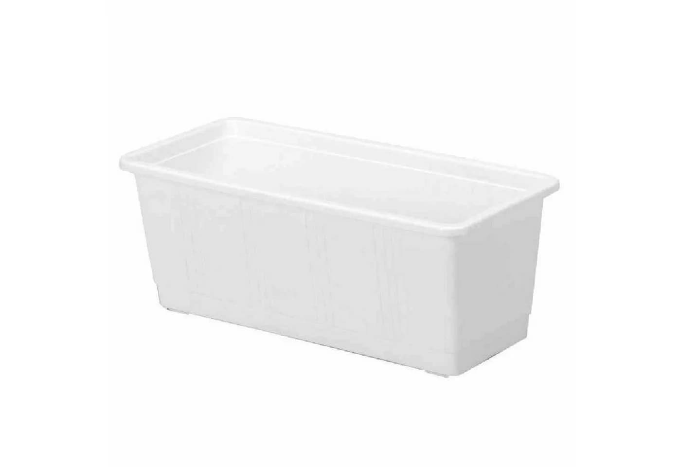 Geli Pflanzkübel Blumenkasten Standard 80 x 17,5 cm Weiß