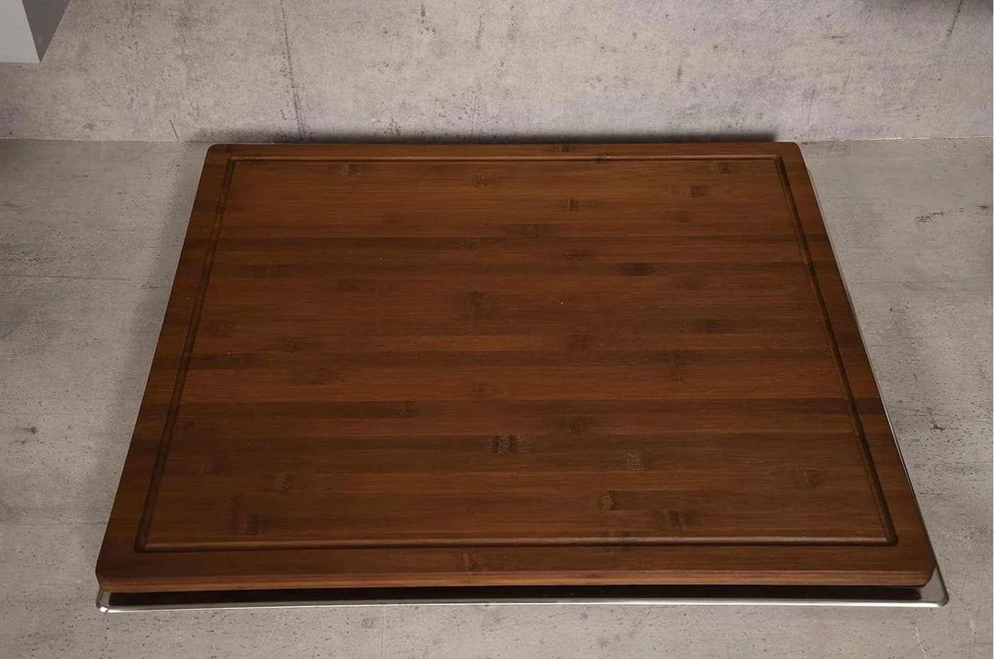 Kesper Herdabdeckplatte Bambus Dunkelbraun Multifunktional - Bild 5