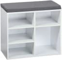 Kesper Schuhschrank mit Sitzkissen Weiß Bild 2