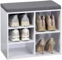Kesper Schuhschrank mit Sitzkissen Weiß Bild 3