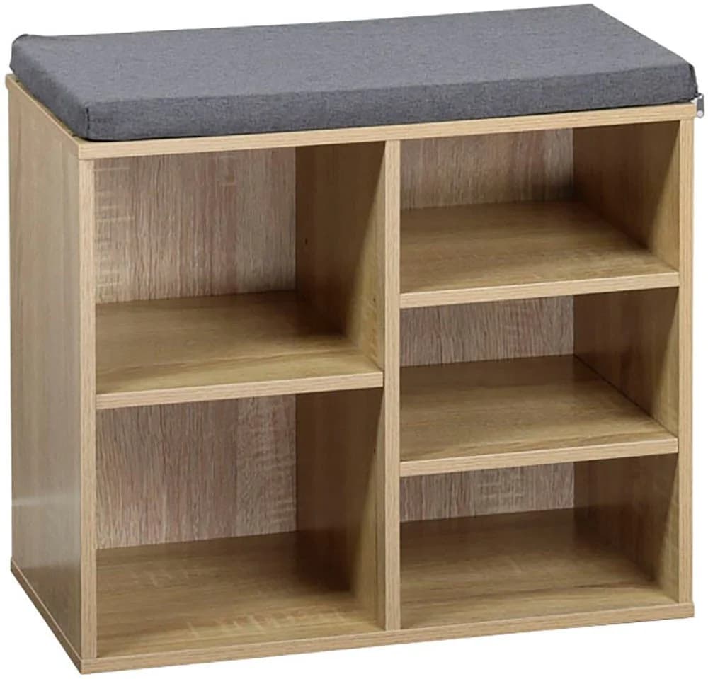 Multifunktionaler Schuhschrank aus Eiche - Bild 2