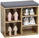 Multifunktionaler Schuhschrank aus Eiche Bild 3