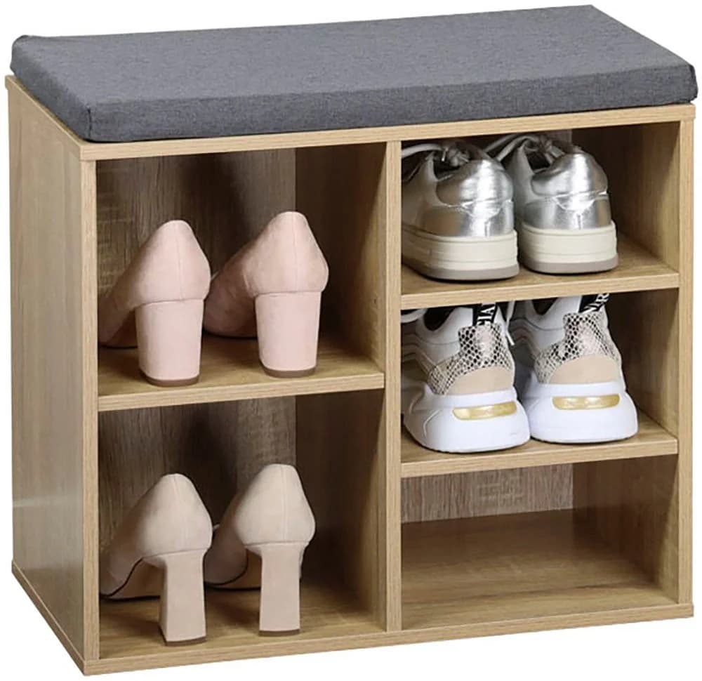 Multifunktionaler Schuhschrank aus Eiche - Bild 3