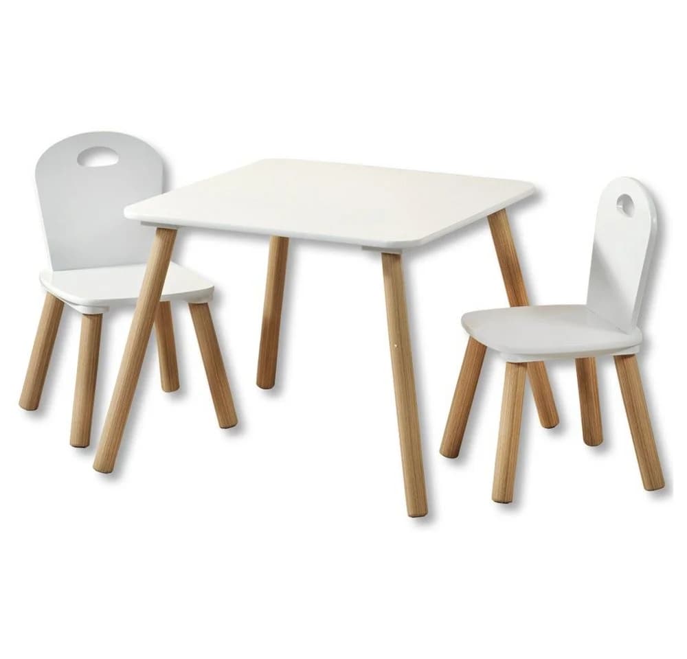 KESPER® Kindertisch mit 2 Stühlen Weiß FSC-zertifiziert - Bild 2