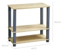 KESPER Ablageregal 3 Ebenen Grau/Eichedekor Holzwerkstoff Bild 5