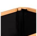 KESPER Allzweckkorb Schwarz Faltbar Bambus Polyester Aufbewahrung Bild 4