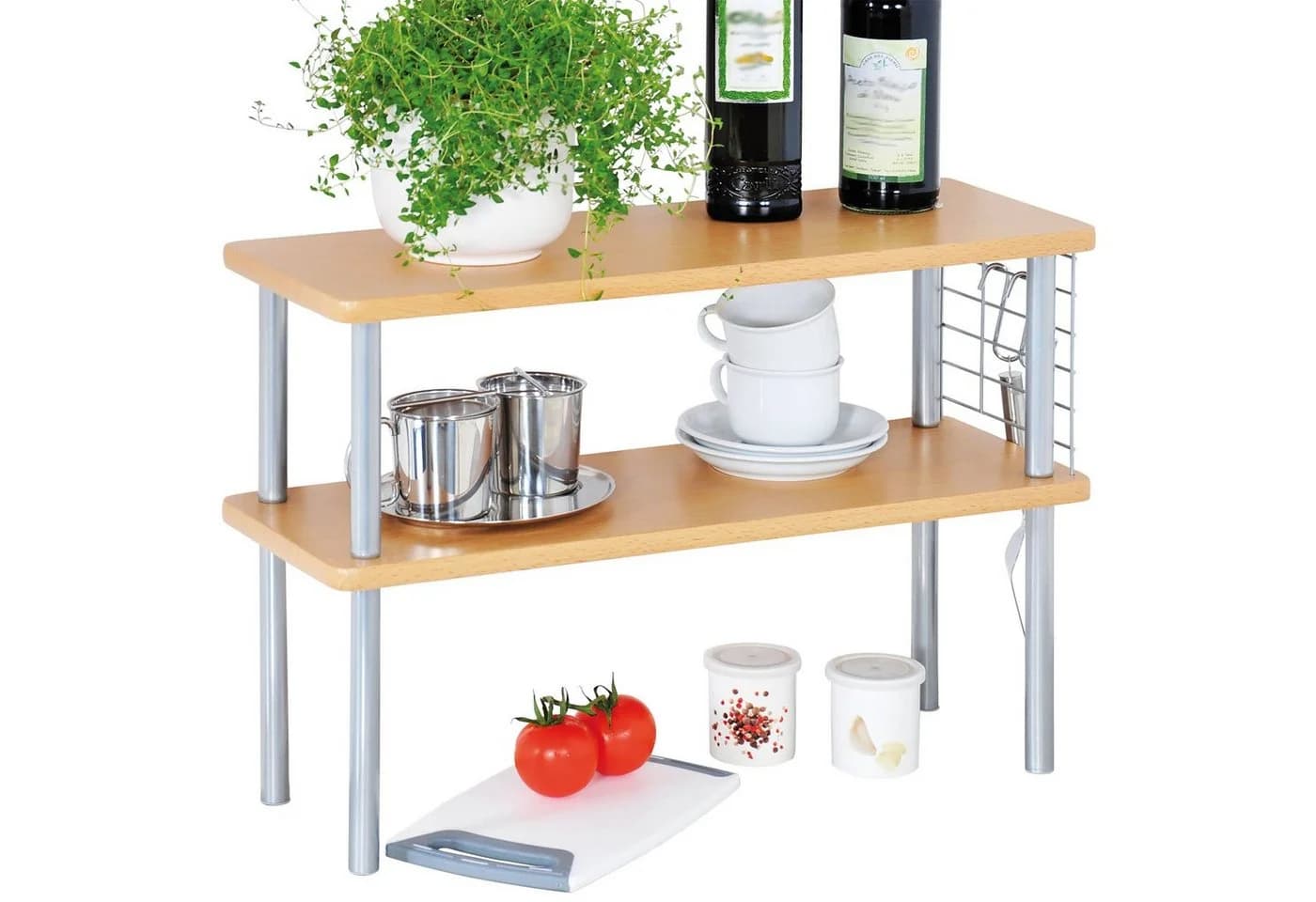 Kesper Küchenregal 2 Ebenen Buchenholz Arbeitsplatte - Bild 2