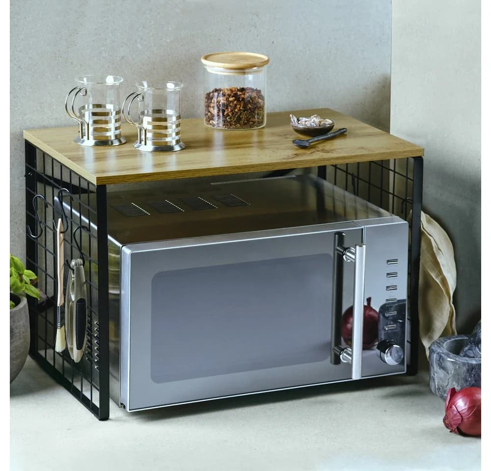 KESPER® Küchenregal Mikrowellen Regal Industrial Design