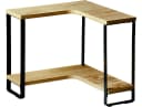Kesper Eckregal Küche Holz Metall Schwarz Braun Bild 4