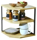 KESPER® Eckregal Eck-Küchenregal Braun Industrial Design Bild 1