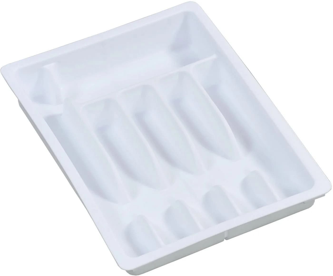 KESPER® Besteckkasten variabel ausziehbar Kunststoff Weiß