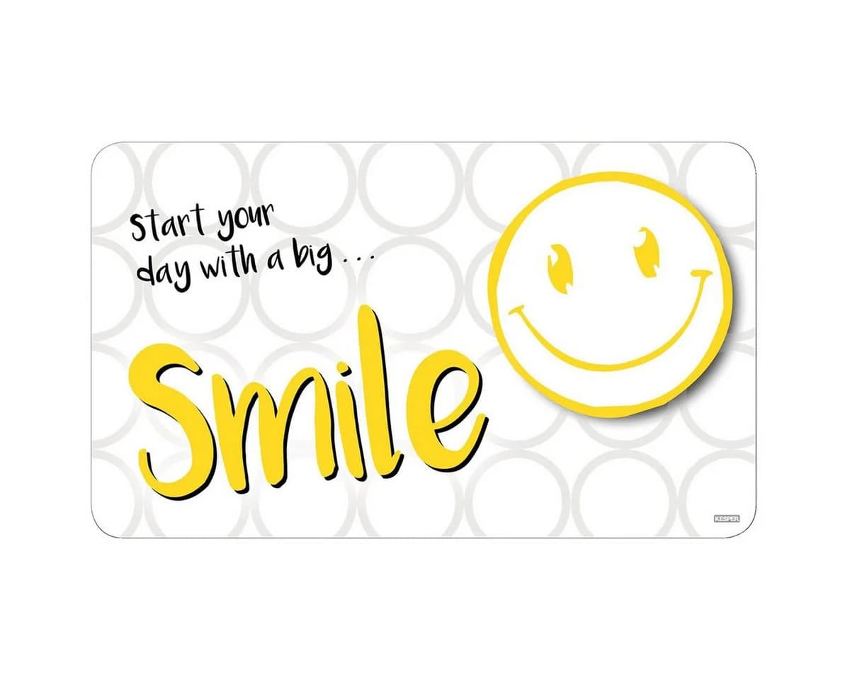 Kesper Frühstücksbrett Kunststoff Smiley Design