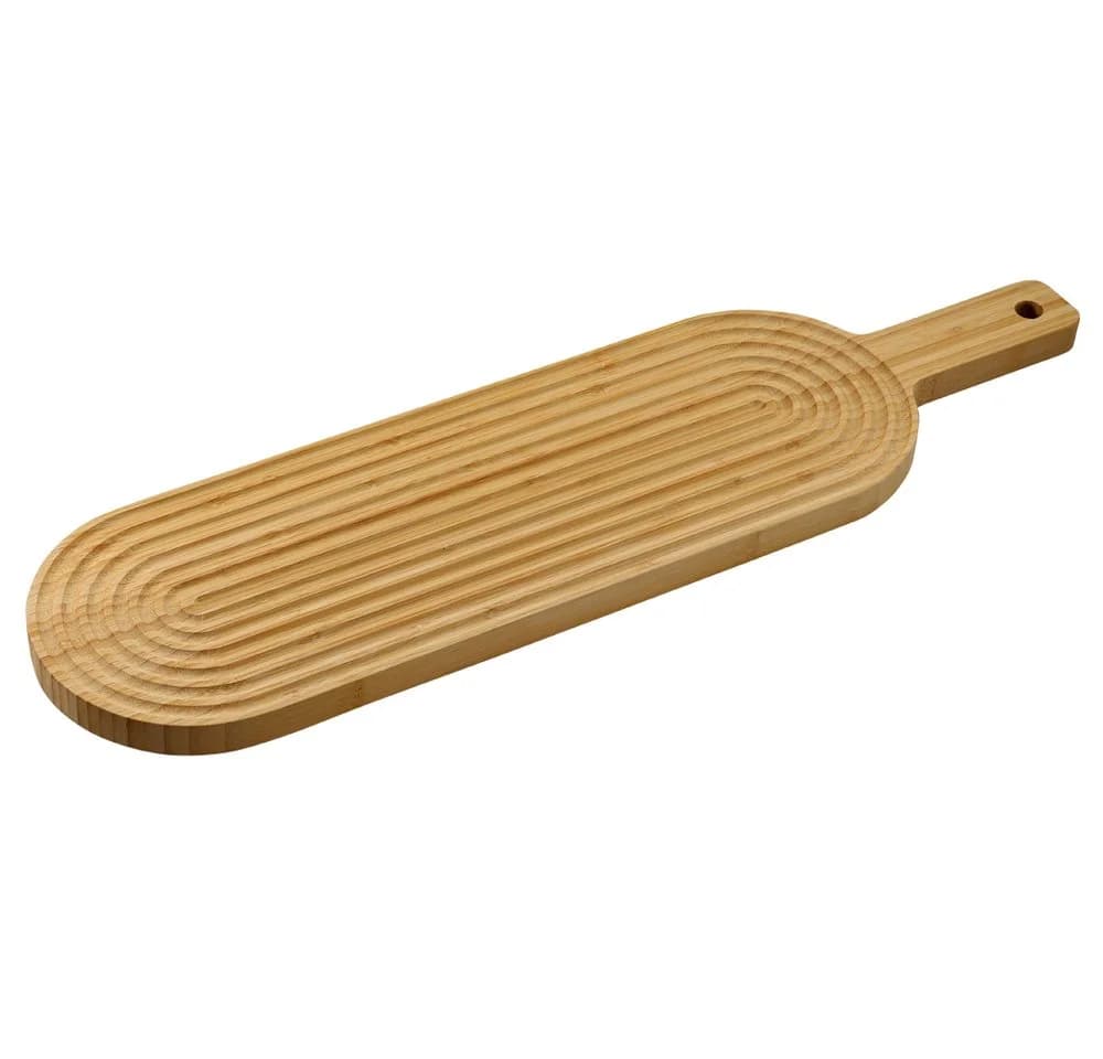 KESPER® Bambus Schneidebrett 60 cm mit Rillenstruktur und Griff - Bild 2
