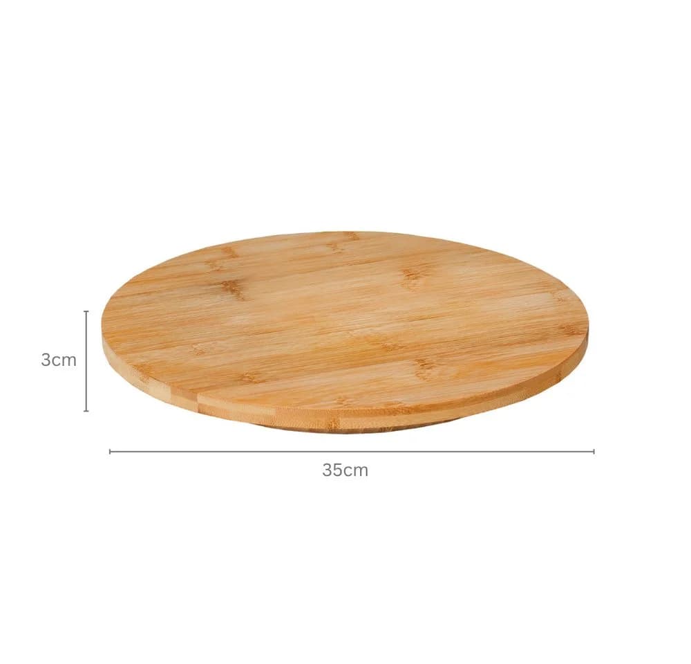 KESPER® Servierplatte Drehplatte Bambus Ø 35 cm - Bild 5