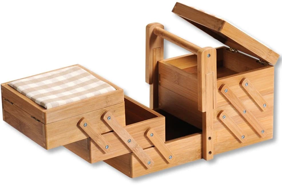 KESPER® Nähkästchen FSC®-zertifizierter Bambus 6 Fächer