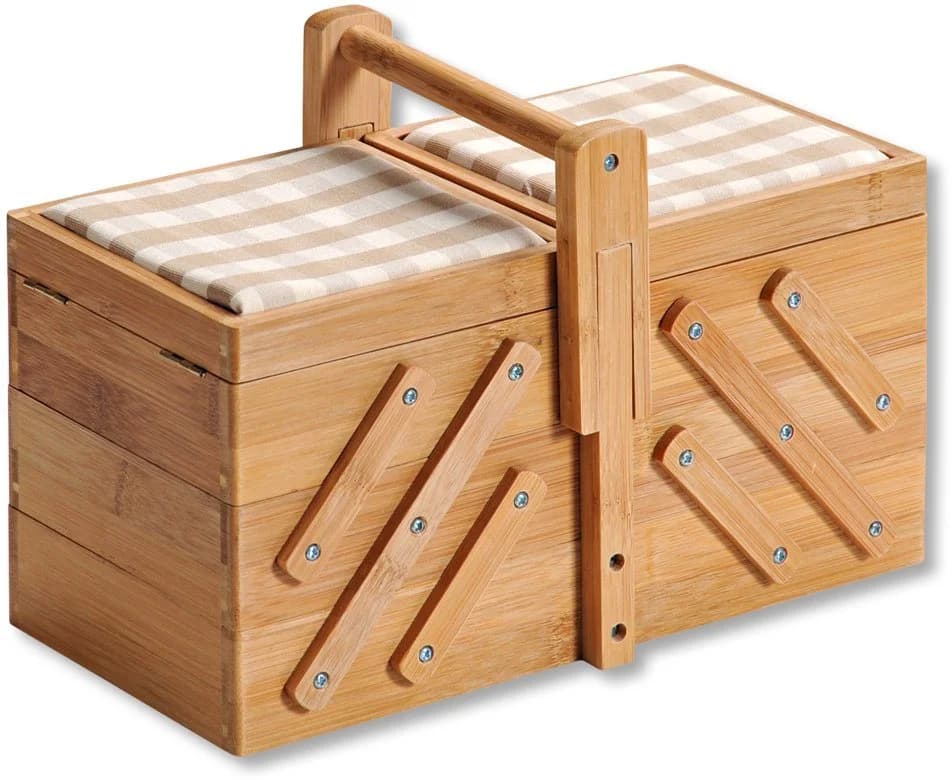 KESPER® Nähkästchen FSC®-zertifizierter Bambus 6 Fächer - Bild 2