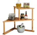 KESPER® Eckregal Küchen-Eck-Regal Bambus FSC 2 Ebenen Bild 2