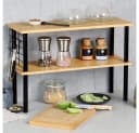 KESPER® Küchenregal Weiß mit Drahtgitter-Haken Bild 1