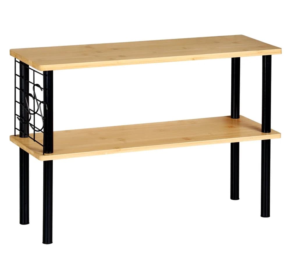 KESPER® Küchenregal Weiß mit Drahtgitter-Haken - Bild 2