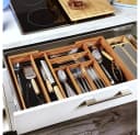 KESPER® Variabler Besteckkasten Bambus Zweiseitig Ausziehbar Bild 4