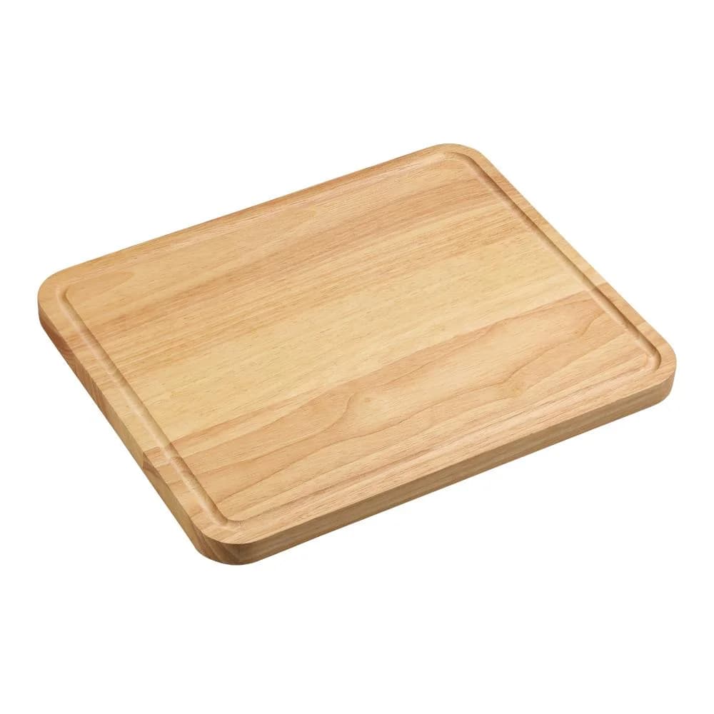 KESPER Schneidebrett Rubberwood mit Saftrille