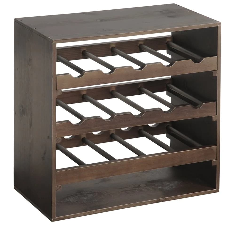 KESPER® Weinregal Weinflaschen-Regalsystem FSC®-zertifiziert Kiefernholz 15 Flaschen - Bild 2